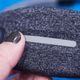 Swipe your finger across this stripe to adjust the volume of noise fed into your brain.